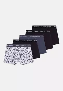 Трусы JACHARVEY TRUNKS 5 PACK Jack & Jones, белый/синий/черный