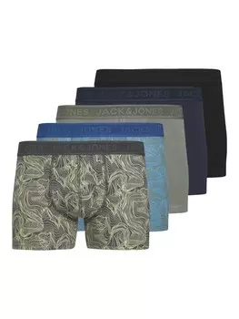 Трусы JACK & JONES Boxer shorts JACCameron, цвет navy/basalt grey/khaki/black