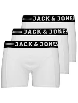 Трусы JACK & JONES Boxer shorts Sense, белый