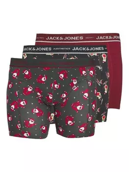 Трусы JACK & JONES Boxer shorts X-mas, разноцветный