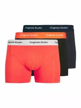 Трусы Jack & Jones, цвет orange/schwarz/blau
