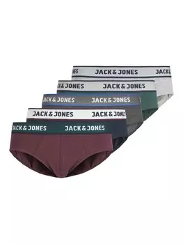 Трусы JACK & JONES Panty, цвет marine blue/dark grey/dark green/burgundy