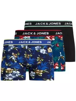 Трусы JACK & JONES Regular Boxer shorts, цвет dark blue/black