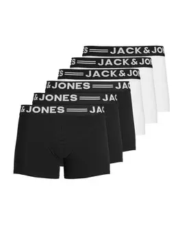 Трусы Jack & Jones Retro Short / Pant Sense, цвет Wei/Schwarz Mix