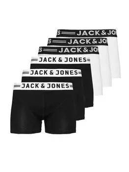 Трусы Jack & Jones Retro Short / Pant Sense, цвет Wei/Schwarz