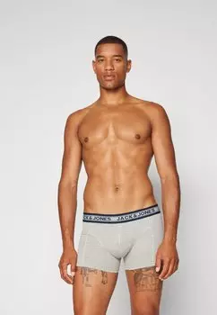 Трусы Jacoliver Solid Trunks 3 Pack Jack & Jones, светло-серый