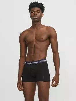 Трусы Jacsolid Trunks 5 Pack Jack & Jones, черный