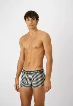 Трусы JACSTRIPES TRUNKS 12 PACK Jack & Jones, черный