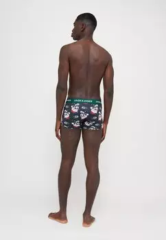 Трусы JACXMAS SKULLS TRUNKS 3 PACK Jack & Jones, черный