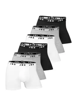 Трусы JBS Long Short / Pant Organic Cotton, цвет Schwarz/Grau/Wei