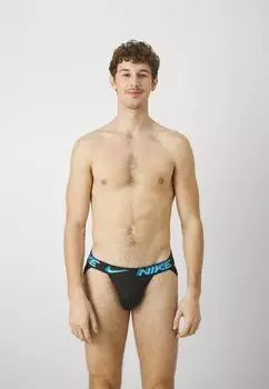 Трусы JOCK STRAP 3 PACK Nike Underwear, цвет stadium green/pink rise/black