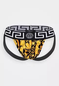 Трусы JOCK STRAP BAROCCO ALL OVER Versace, черный