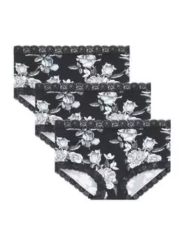 Трусы Jockey, черный/белый