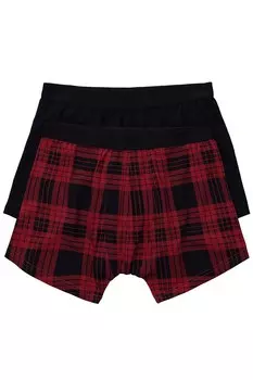 Трусы JP1880 Boxer shorts, цвет dark red/black