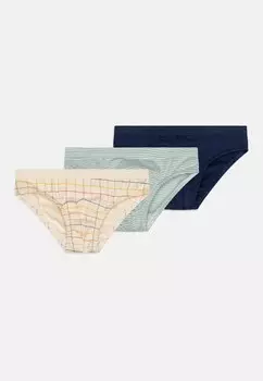 Трусы JUNIOR 3 PACK Petit Bateau, бежевы/серый/темно-синий