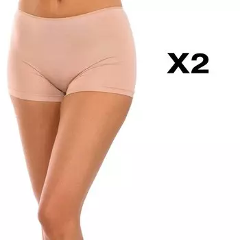 Трусы Kisses&love Culottes Bamboo 2 шт, бежевый