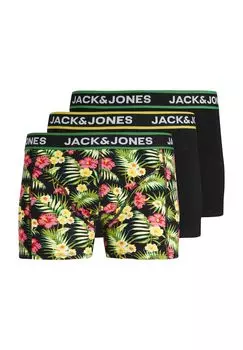 Трусы короткие, 3 шт., мужские JACK & JONES, черный