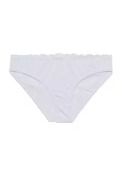 Трусы кружевные однотонные женские Manguun, белый