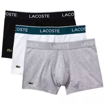 Трусы Lacoste 3 units, черный/белый/серый
