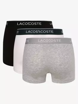 Трусы Lacoste Boxershorts, серый черный