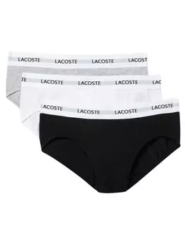 Трусы LACOSTE, цвет Light grey/mottled grey/Black/White