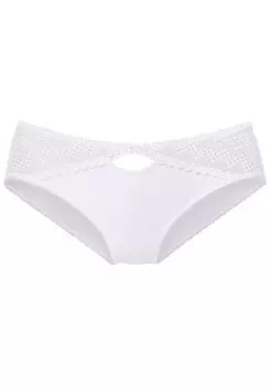 Трусы LASCANA, белый