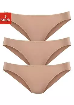 Трусы LASCANA Bikini, бежевый