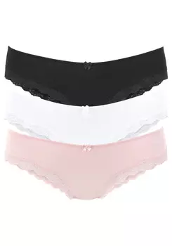 Трусы LASCANA, цвет rosa, wei, schwarz