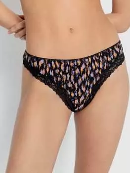 Трусы LASCANA Panty, черный