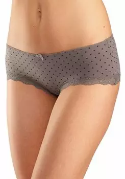 Трусы LASCANA Panty, цвет taupe uni, gepunktet, gestreift