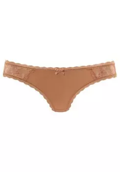 Трусы Lascana, светло-коричневый