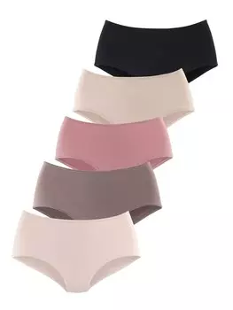 Трусы LASCANA Taillenslip, цвет aubergine, pink, navy, mint, blau