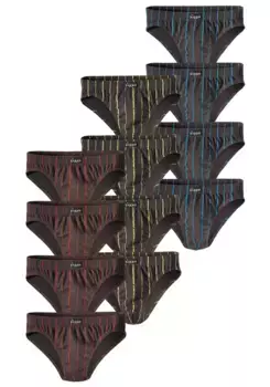 Трусы le jogger (упаковка, 12 шт.), спортивные трусы в недорогой упаковке, цвет Schwarz-Gelb-Gestreift, Schwarz-Rot-Gestreift, Schwarz-Blau-Gestreift