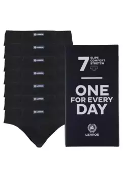 Трусы LERROS "Трусы LERROS в упаковке 7 шт.", черный