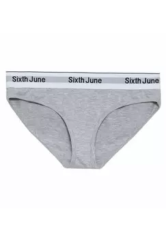 Трусы LOGO Sixth June, серый