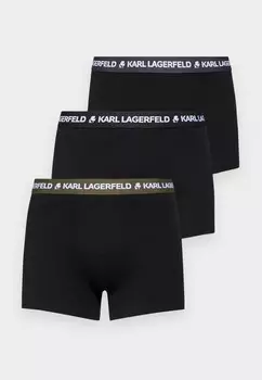 Трусы LOGO TRUNK 3 PACK KARL LAGERFELD, черный
