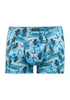 Трусы Long Beach, принт по всей поверхности, пояс на резинке, мужские bruno banani, цвет Tuerkis Prin