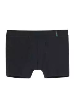 Трусы Long Life Soft, бирка, однотонные, мужские SCHIESSER, цвет Blauschwarz