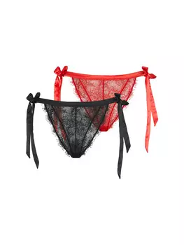 Трусы LSCN BY LASCANA, цвет cherry-red, schwarz