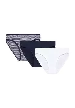 Трусы Луана, 3 шт., женские DesireE, темно-синий
