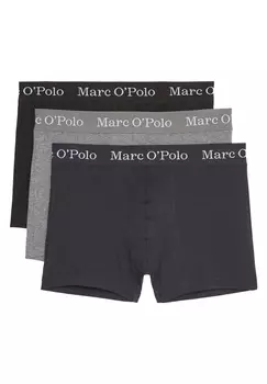 Трусы Marc OPolo Long Short/Pant Elements Organic Cotton, цвет Black/Navy/Grey Melange