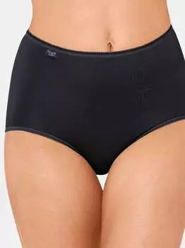 Трусы макси, набор из 6 шт., микрофибра 24/7. Sloggi, черный