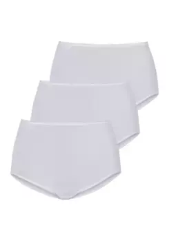 Трусы-макси sloggi "24/7 Cotton Maxi C3P" (3 шт. в упаковке), удобные трусы-макси из мягкого хлопка, белый