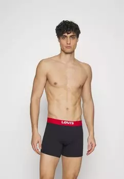 Трусы MEN SOLID BASIC BOXER BRIEF 4 PACK Levi's, белый