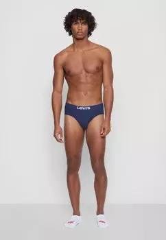 Трусы MEN SOLID BASIC BRIEF 2 PACK Levi's, темно-синий