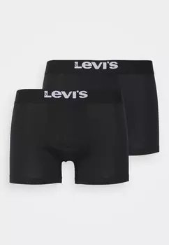 Трусы Men Solid Basic Trunk 2 Pack Levi's, черные