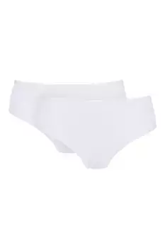 Трусы Mey с высокой талией "PURE SENSE" (упаковка, 2 шт.), American Pants, белый