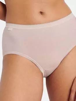 Трусы-Миди, 3 пары + Sloggi, фиолетовый