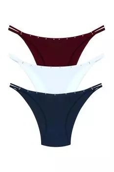 Трусы - Многоцветный - Однотонный Newlilla, разноцветный