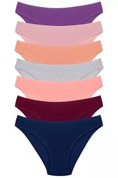 Трусы - Многоцветный - Однотонный Newlilla, разноцветный